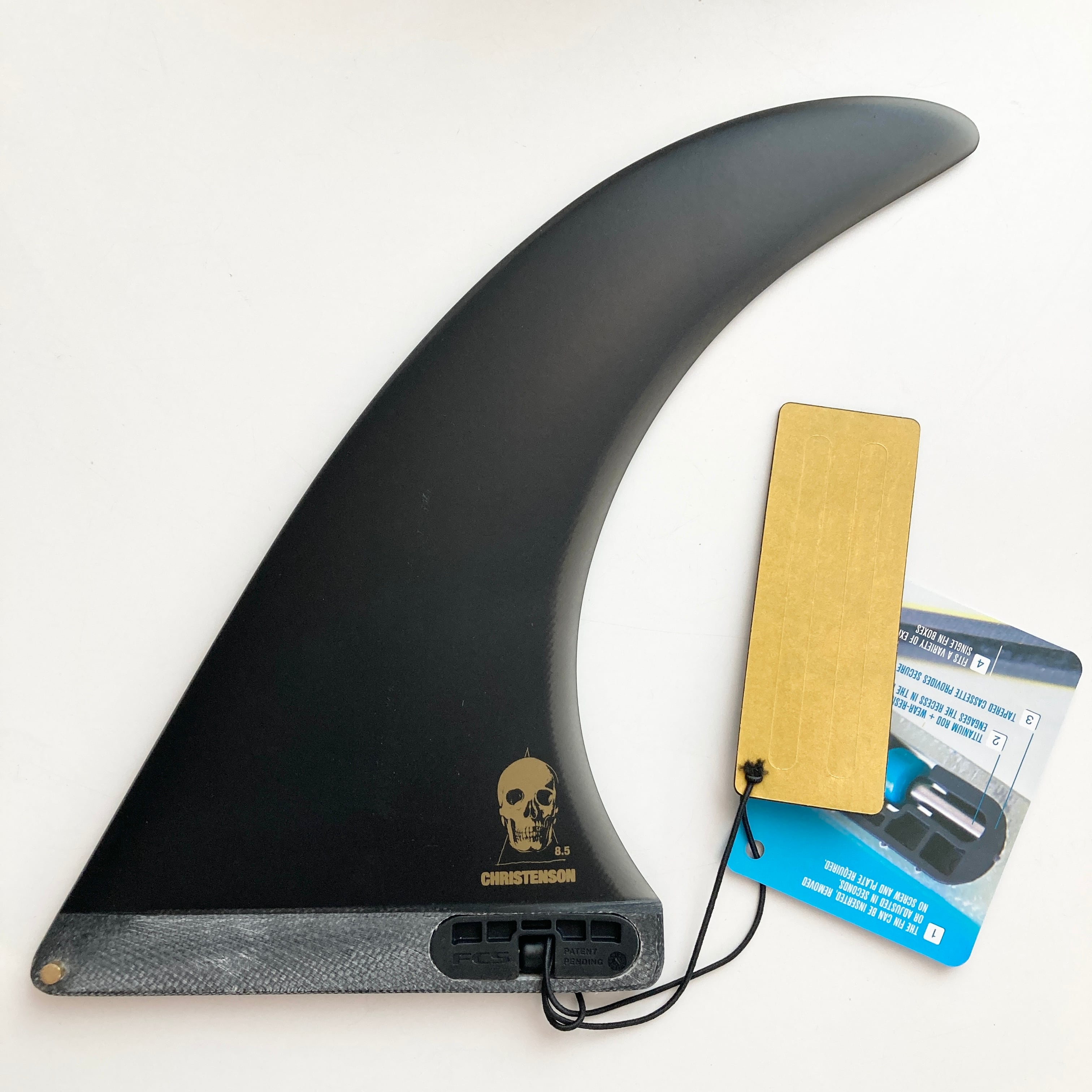 【FCS2】エフシーエスツー CHRISTENSON LONGBOARD FIN PG 8.5 ブラック クリステンソン シングル ミッドレングス  フィン | THE SURFSPOT powered by BASE