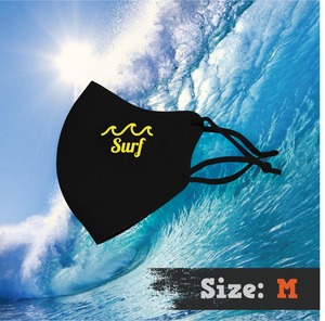 【受注生産】Surf マスク／【M】サイズ（ブラック）