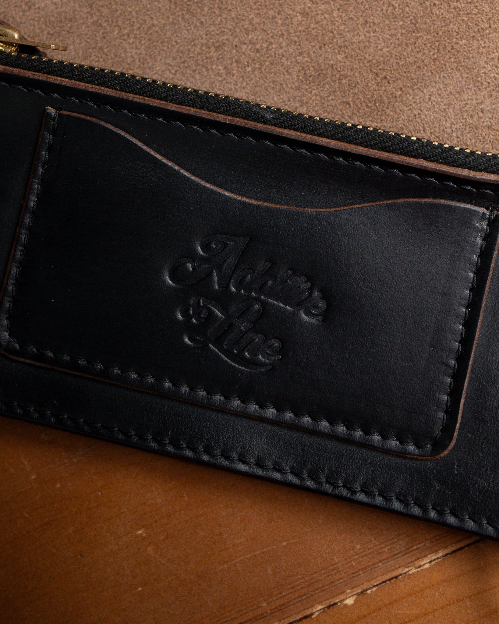 Additive and Line】Tracker Wallet TW-004 Horween Chromexcel 3層