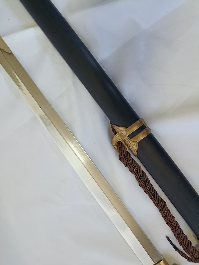 ●訳あり品● 金装唐大刀 アルミ合金刀身 模造刀 中国剣 古代日本刀 C59