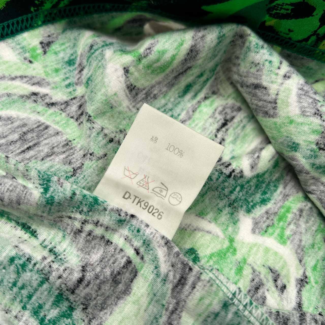 renoma PARIS レノマ パリス 総柄 半袖Tシャツ カットソー サイズ 38 /ビンテージ/グリーン