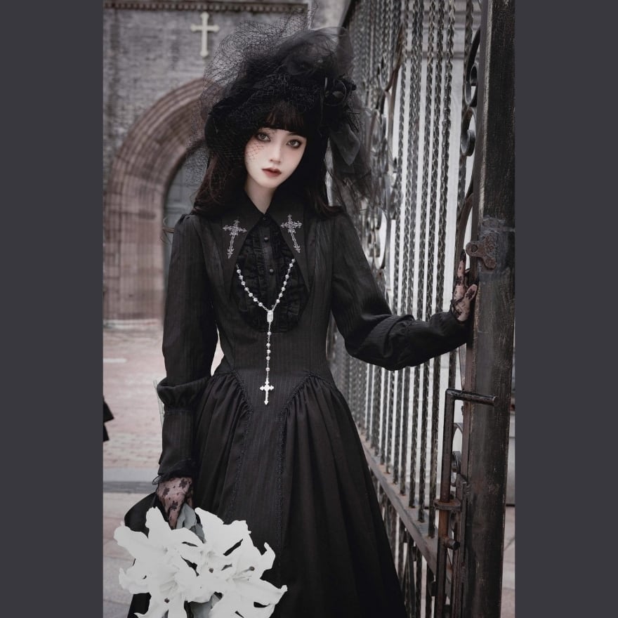 ゴスロリ通販 With U ファッション ゴスロリ ビスチェ スカート ロング