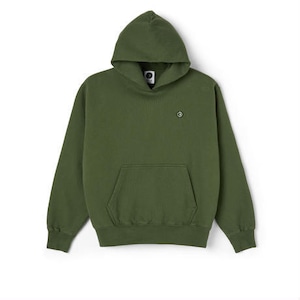 POLAR / PATCH HOODIE HUNTER GREEN