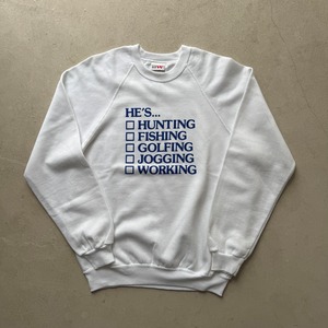 BW PRINTED SWEAT SHIRT "DEADSTOCK"