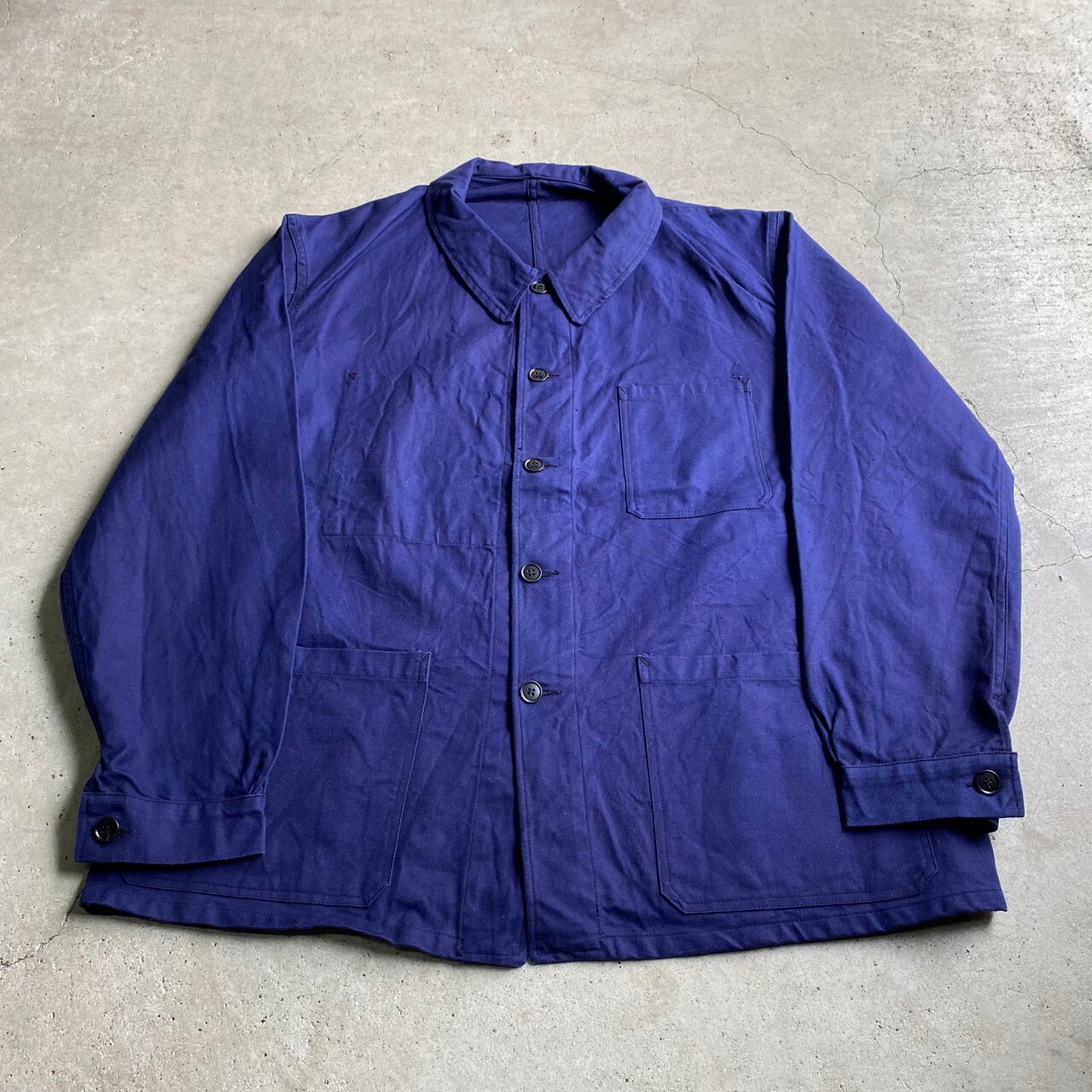 美品 60〜70年代 フランス軍 フレンチワークジャケット メンズXL相当 
