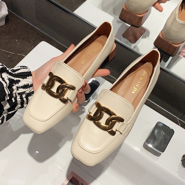 レザースタイルスプリングレッドカジュアルシングル 靴 シューズ 春物 部族の婦人靴20401410465