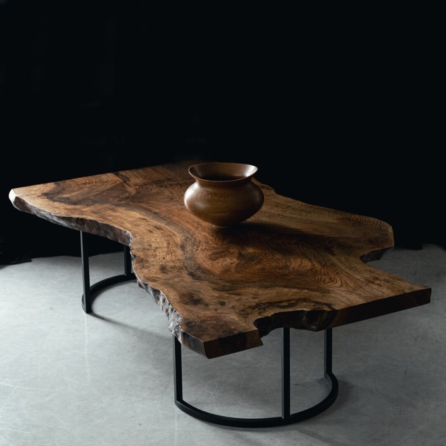 【Premium】バストゥーンウォールナット_1500×740‐710-700×48_青山店_テーブル天板/一枚板 242141-2