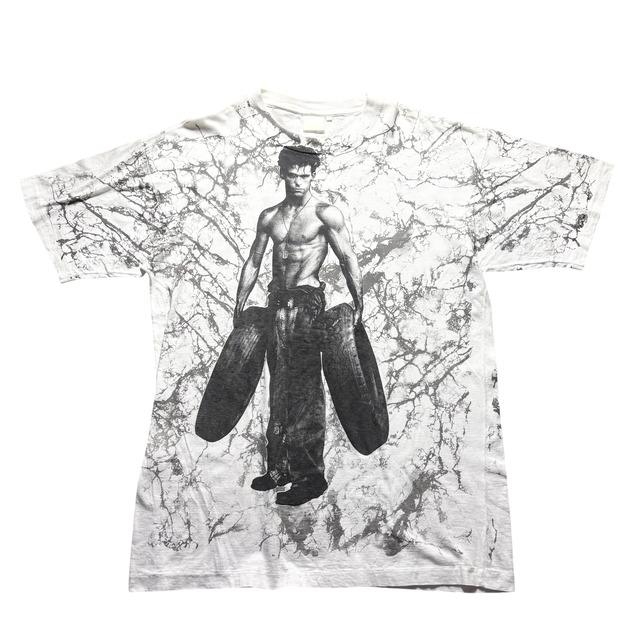 vintage 1990’s HERB RITTS photo art tee “Fred with Tires”