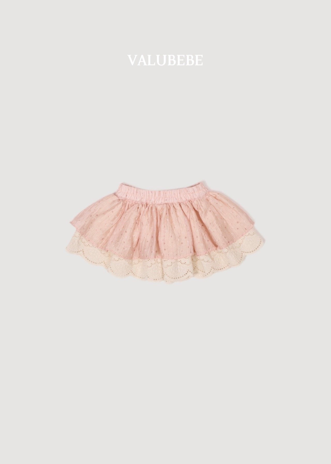 送料無料【予約】/ フラワー配色スカート/ valubebe