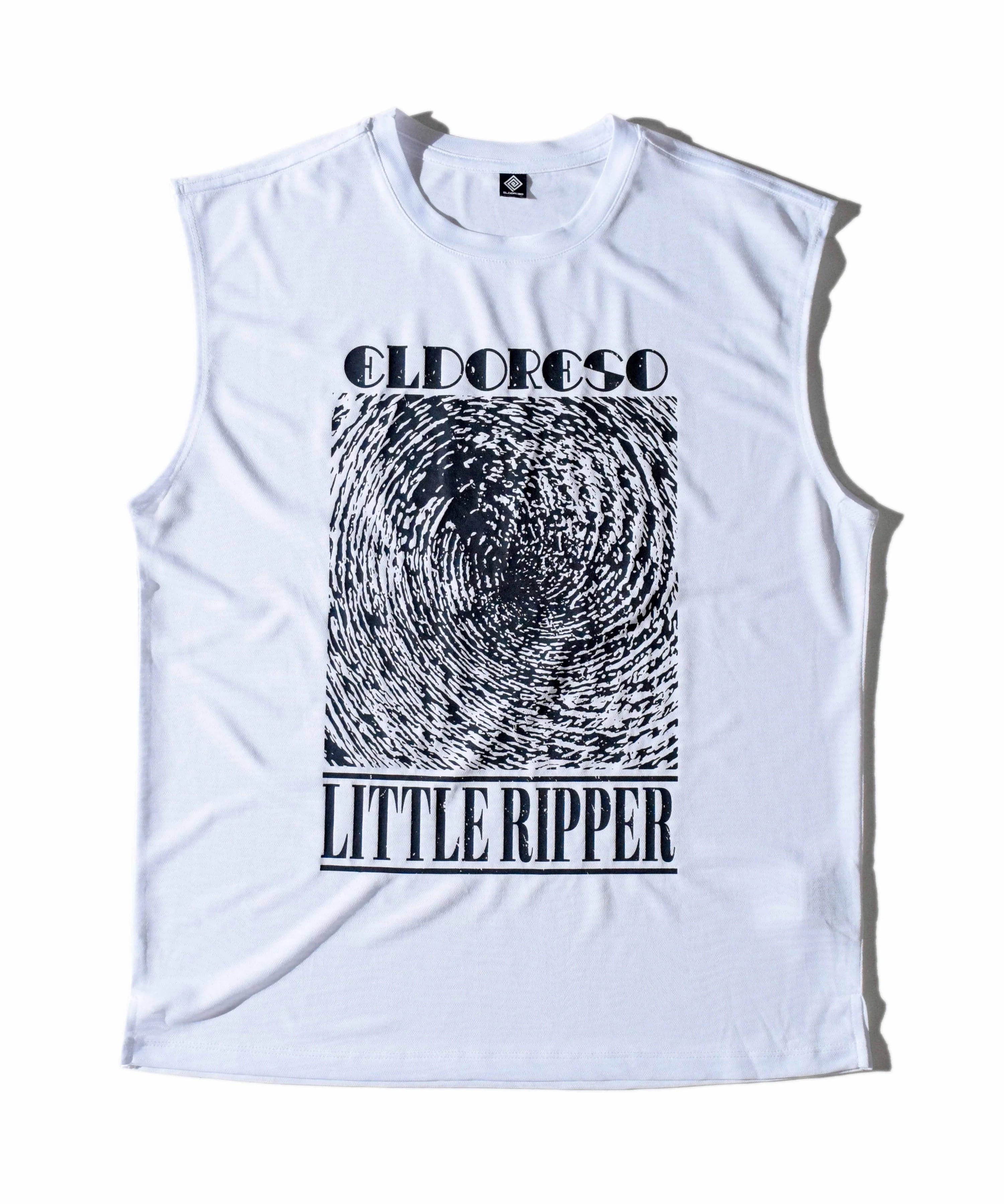 ELDORESO(エルドレッソ)Ripper Wide Sleeveless -White メンズレディースランニングスリーブレス