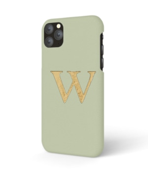 iPhone  Premium Smooth Leather Case (Sage Green)