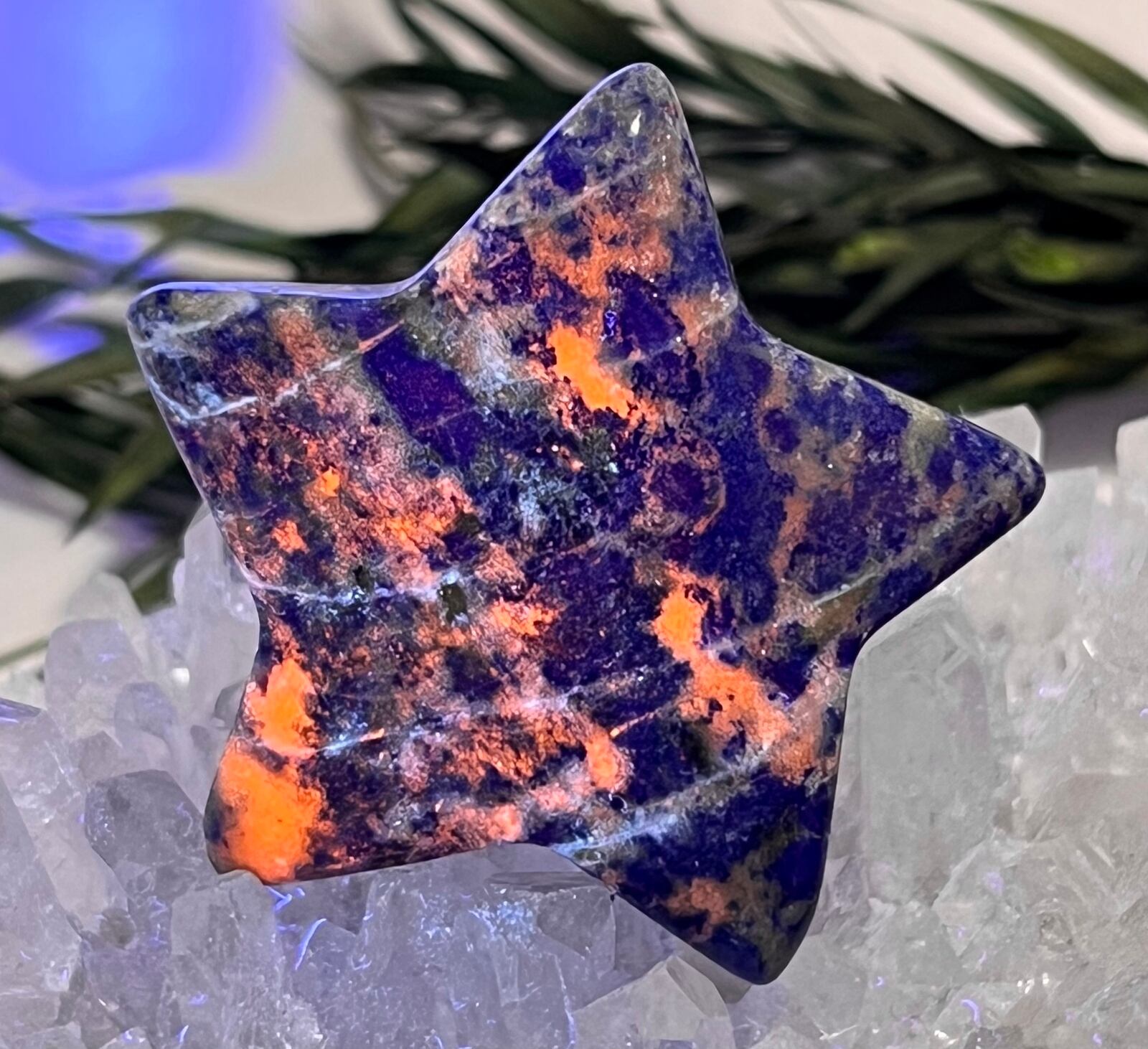ヒマラヤ マニカラン産 レインボー 水晶 クラスター クリスタル 原石