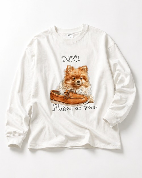 ローファーとポメ　ロングスリーブTシャツ