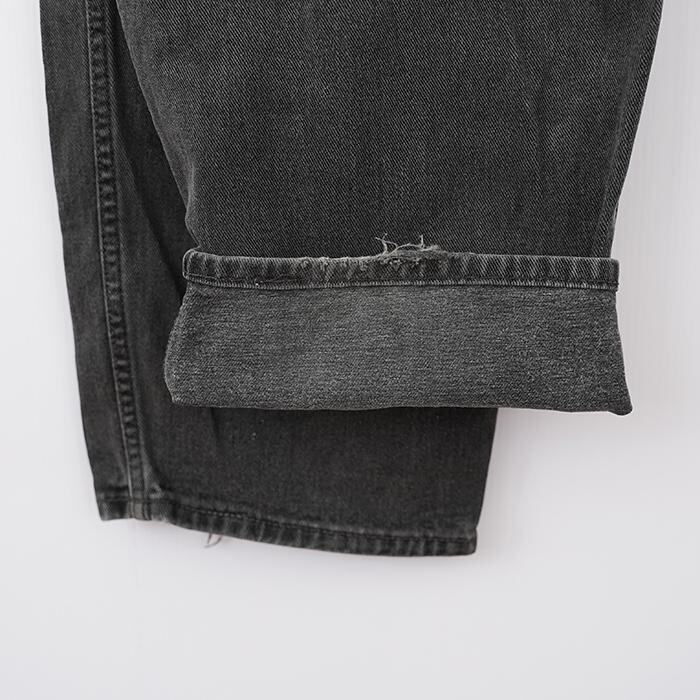 W42 Levi's リーバイス560 ブラックデニム バギーパンツ ワイド 黒