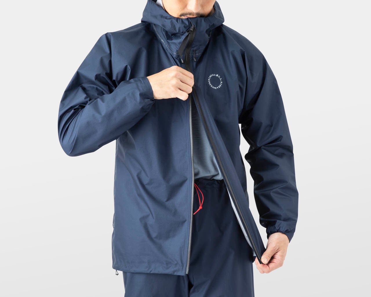 山と道　all weather coat navy s