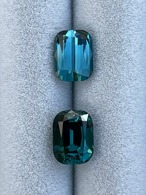 ティールカラートルマリン クッションシェイプ 8.9x6.7x4.5mm, 2.23ct ナミビア産