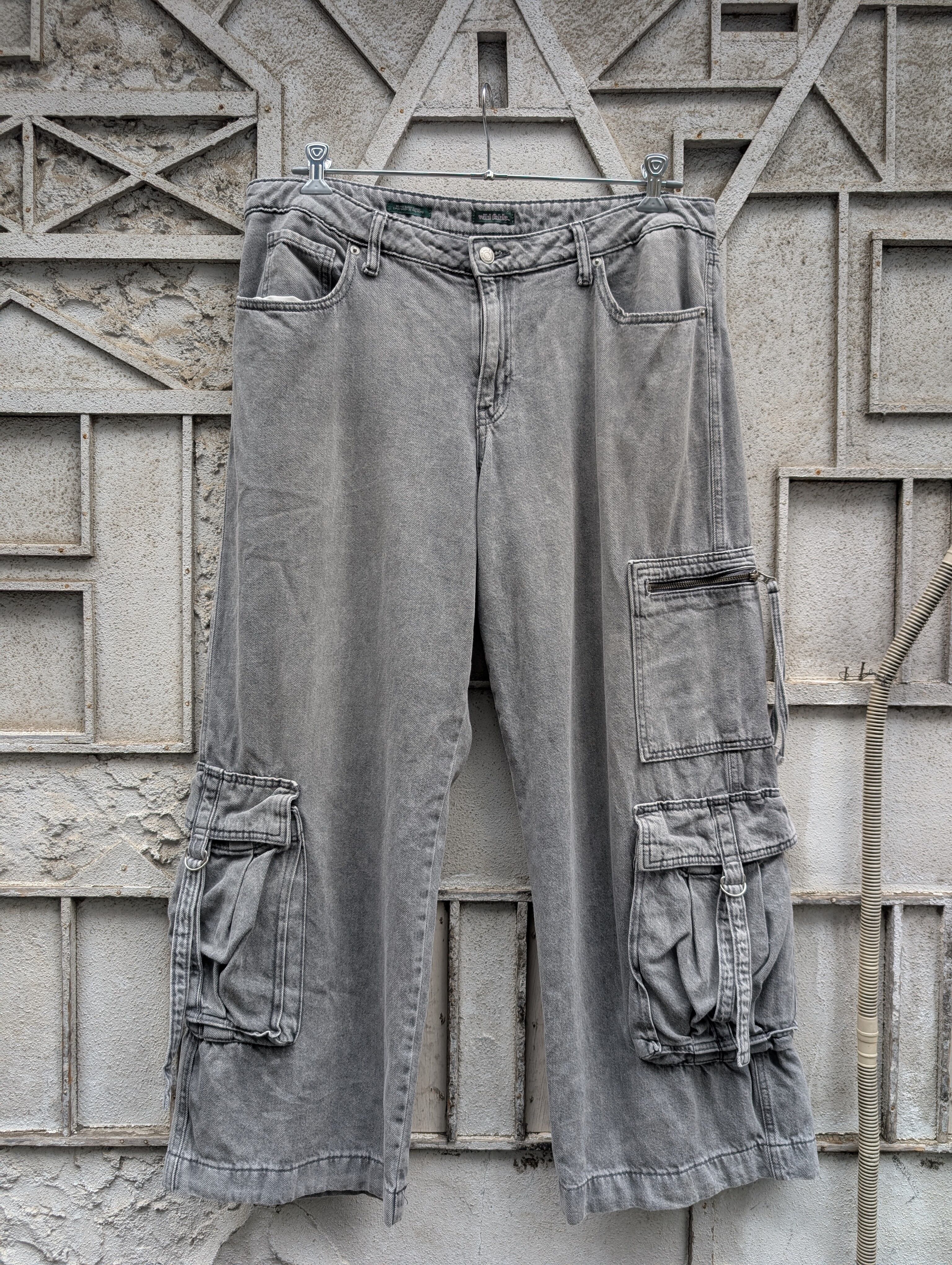 "WILD FABLE" baggy denim cargo pants