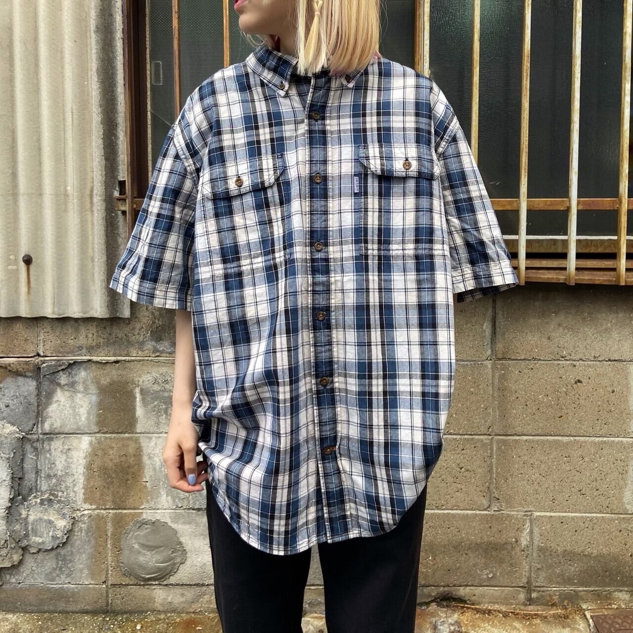 VETEMENTS Carhartt オーバーサイズワークシャツ