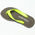 ［HENRY&HENRY］サンダル FLIPPER キッズ｜Marron／Lime