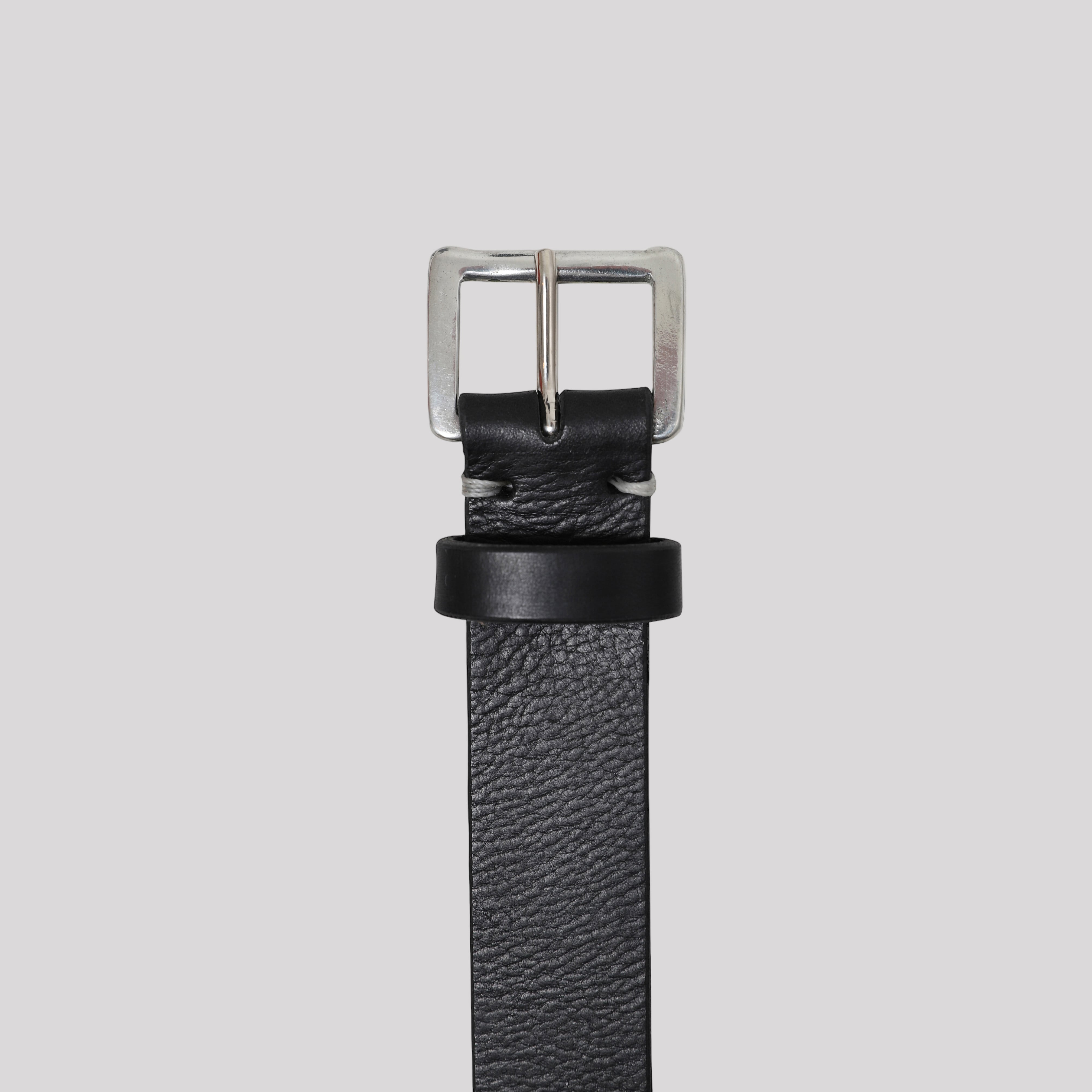 OVY DECI Single Thin Belt 黒 Sサイズ 一番の - 小物