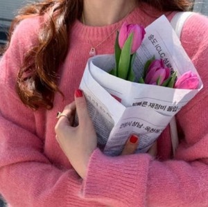 ラウンドネックセーター T0129