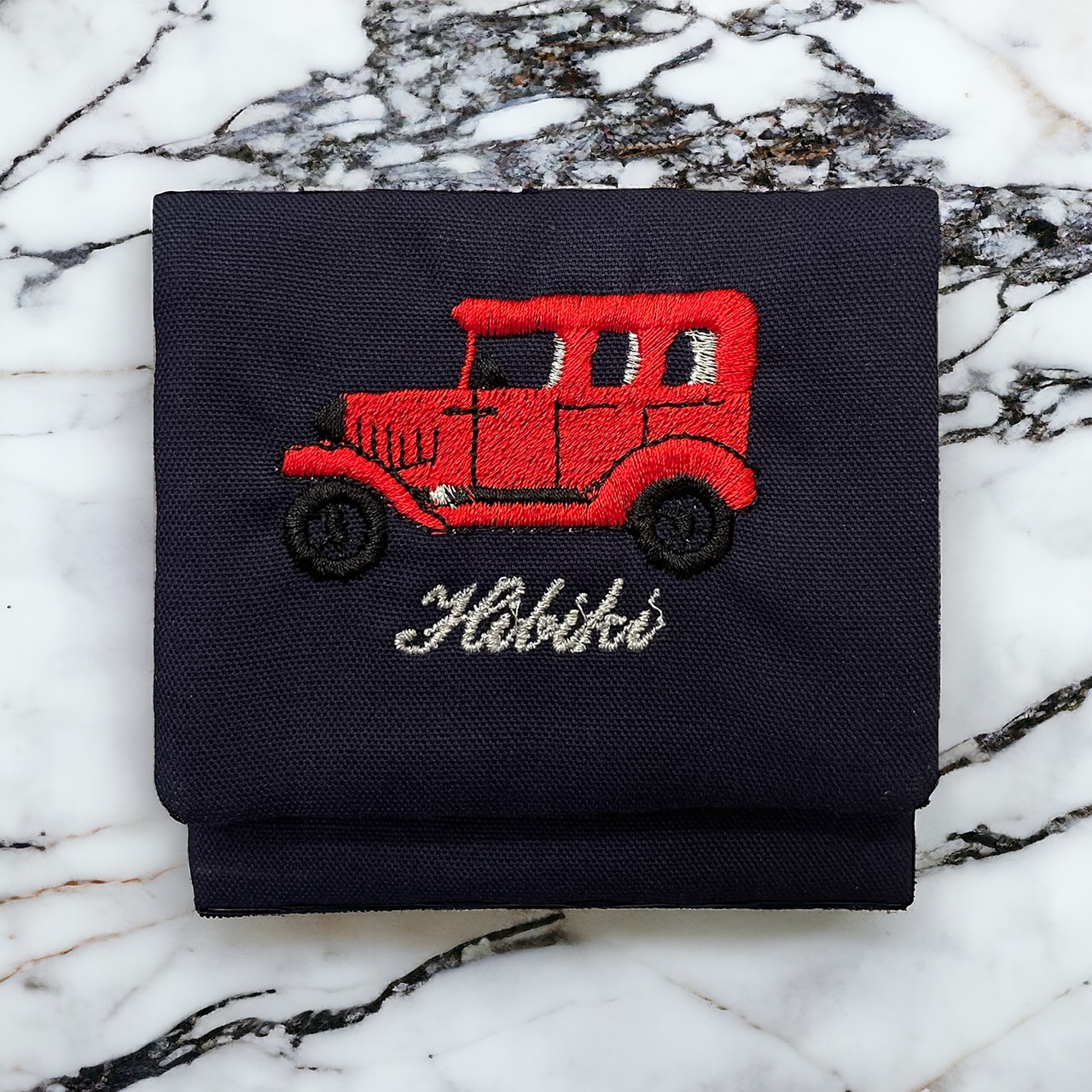 ロザリオケース|車|名入れ|刺繍|男の子|お受験|私立|私学|幼稚園|保育園|小学校|ポーチ|メダイ|車|入園入学