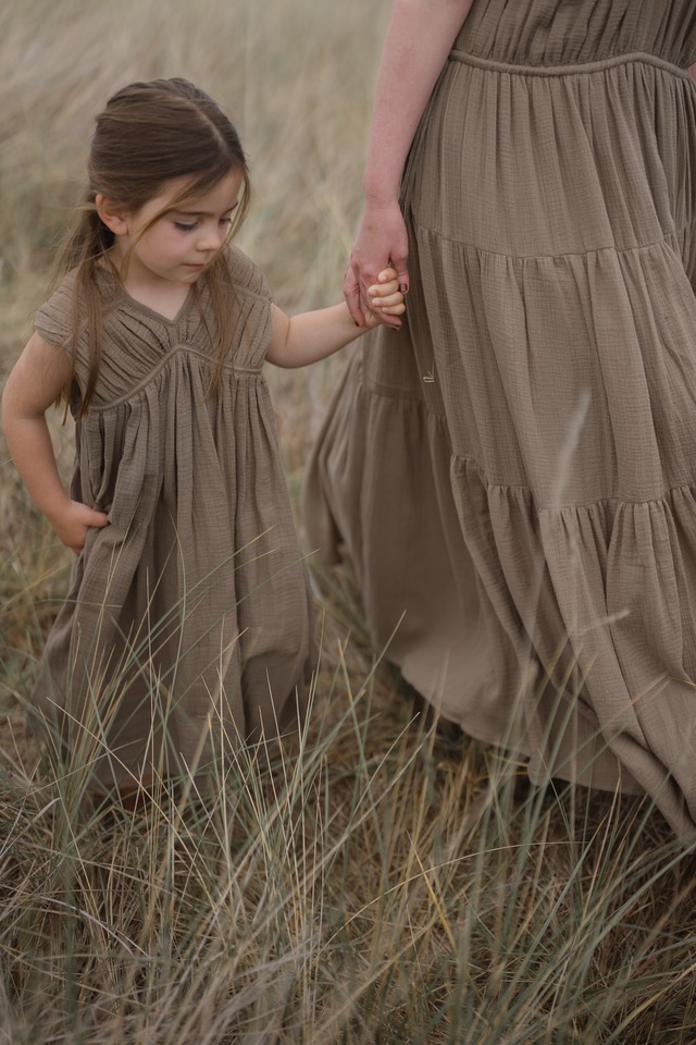 《即納》son and daughter / Nanette Dress 5-6Y