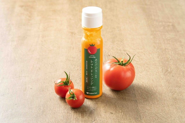 トマトとトマトドレッシング３本セット【ミニトマト１パック＋中玉１パック＋ドレッシング3本】