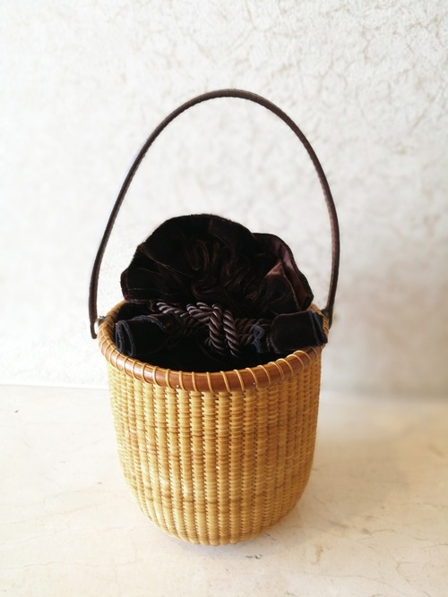 ナンタケットバスケット専用6inch用ベルベット内袋