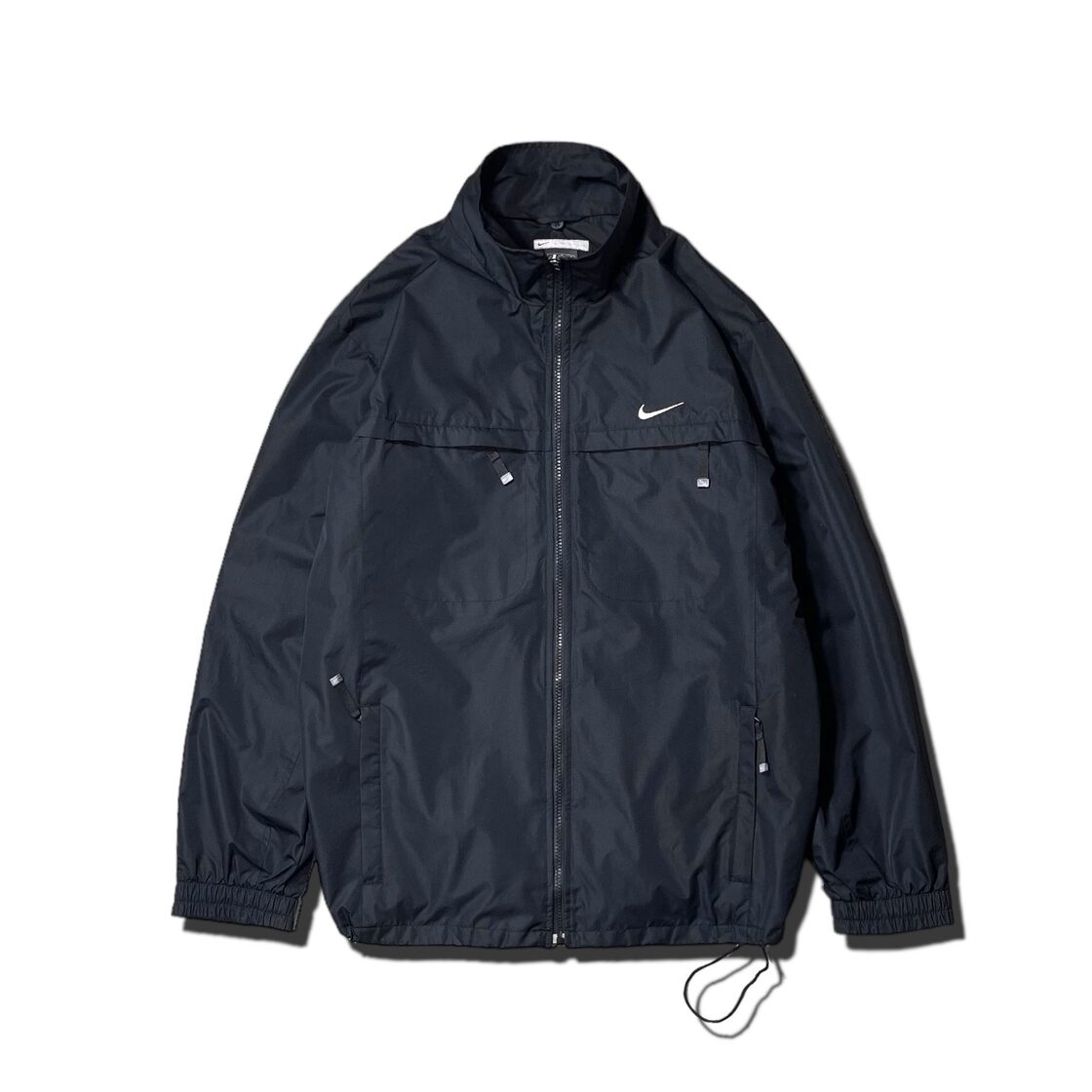 NIKE ナイキ シルバー 中綿ブルゾン Sサイズ ルーズフィット 防寒 00s 