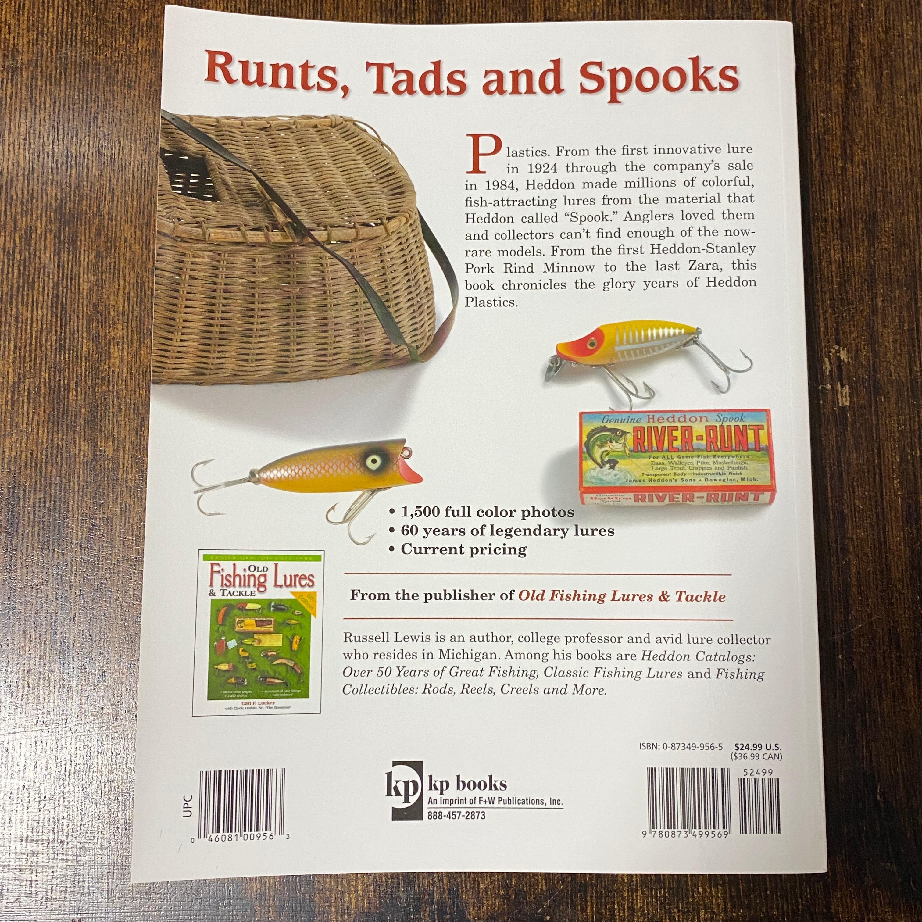 洋書 『HEDDON PLASTIC LURES』 カラー255ページ へドン コレクター