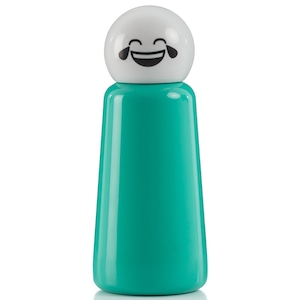 Skittle Bottle Mini 300ml -  MINI_TURQUOISE & WHITE LAUGH