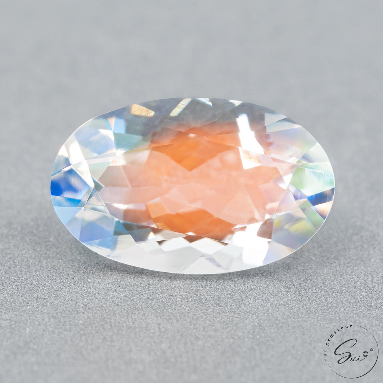 天然【非加熱】レインボームーンストーン 1.04ct | SUI GEMSTONE