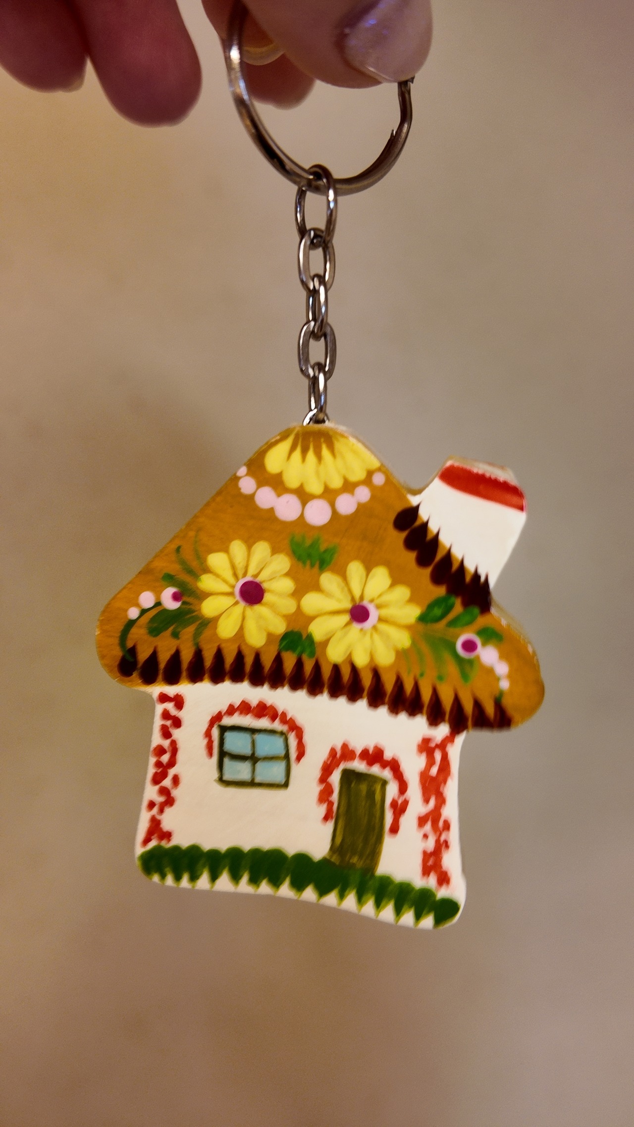 ペトリキフカの家　キーホルダー（Khomenko） - 2