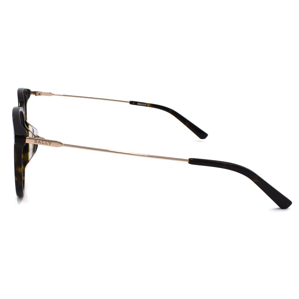 BALLY EYEWEAR GLASSES FRAME ASIAN FIT BY5048D 052 53 HAVANA GOLD