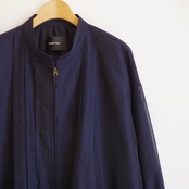 SIWALY  Sheer Blouson  Navy