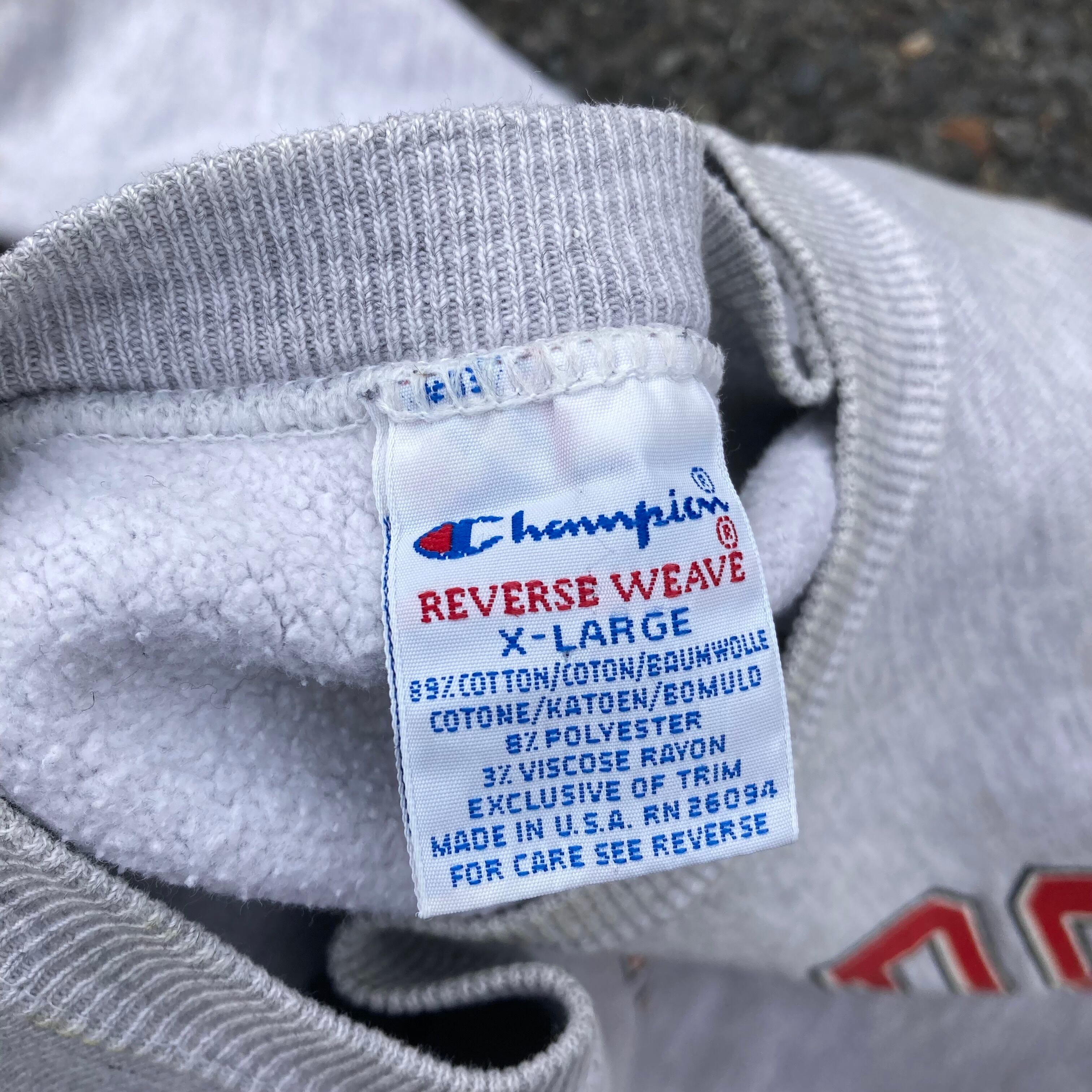 90s Champion メリーランド大 マスコット リバースウィーブ 刺繍タグ 