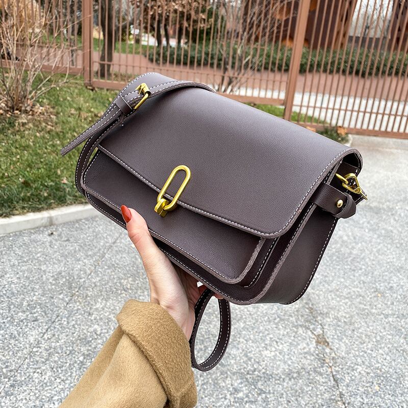 スタンダードオータムウィンター レトロ 秋物 冬物 クロスボディ スクウェア 手作りハンドバック92901884912