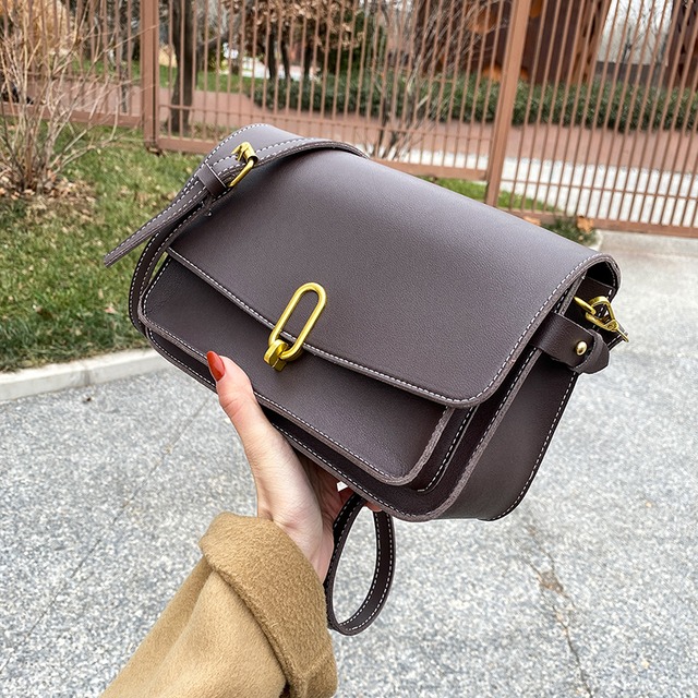 スタンダードオータムウィンター レトロ 秋物 冬物 クロスボディ スクウェア 手作りハンドバック92901884912