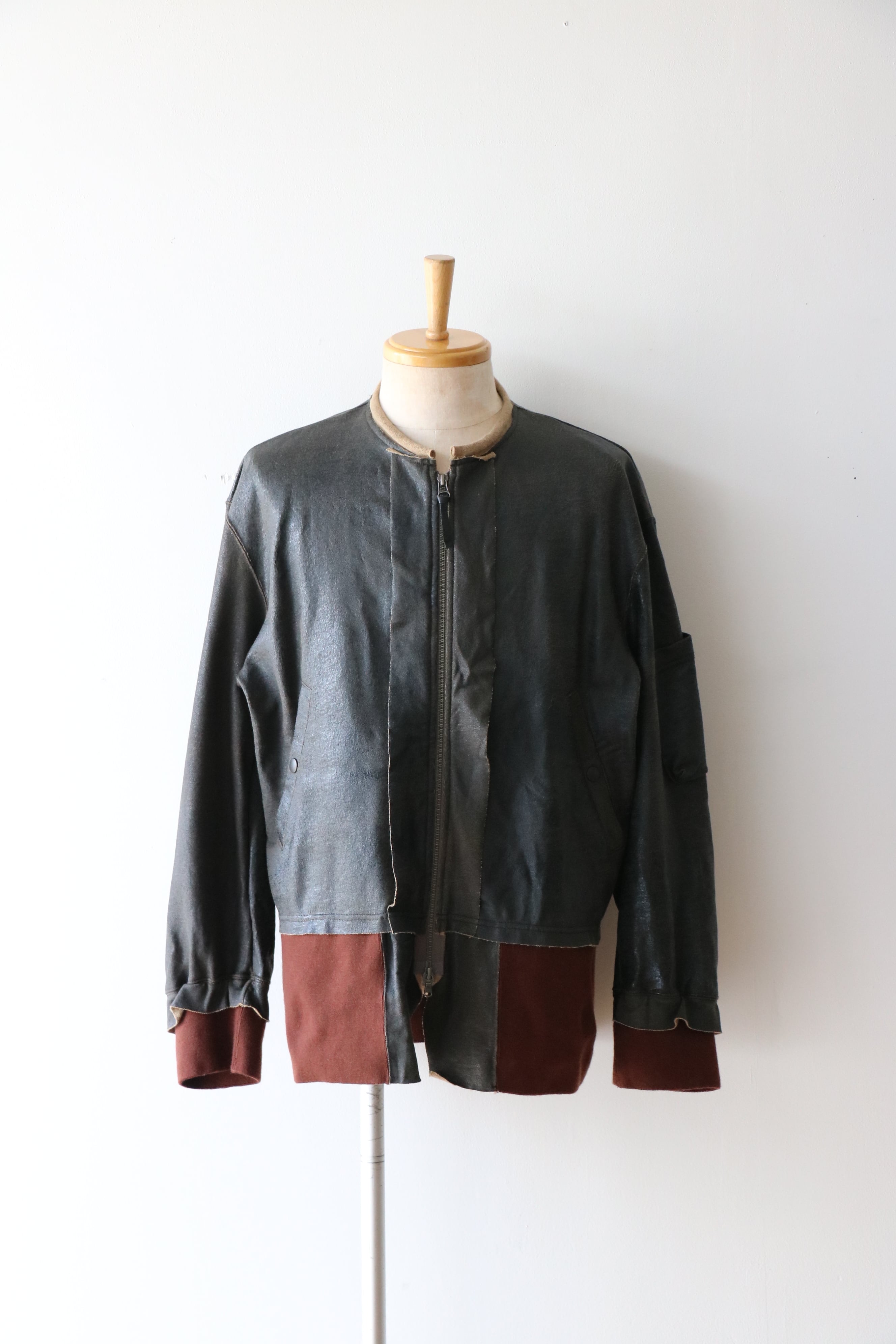 ANTHEM A -CRACK TERRY MILITARY BLOUSON- / A26AW0259CS / アンセムエー クラックテリーミリタリーブルゾン