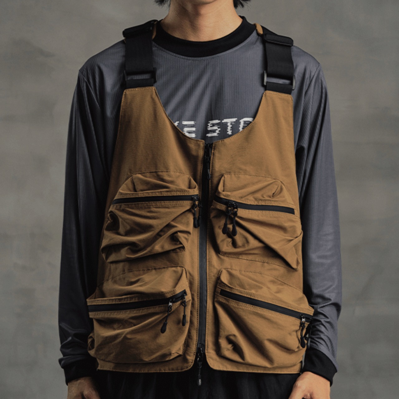 ラージポケットフィッシングベスト K5365 - 1