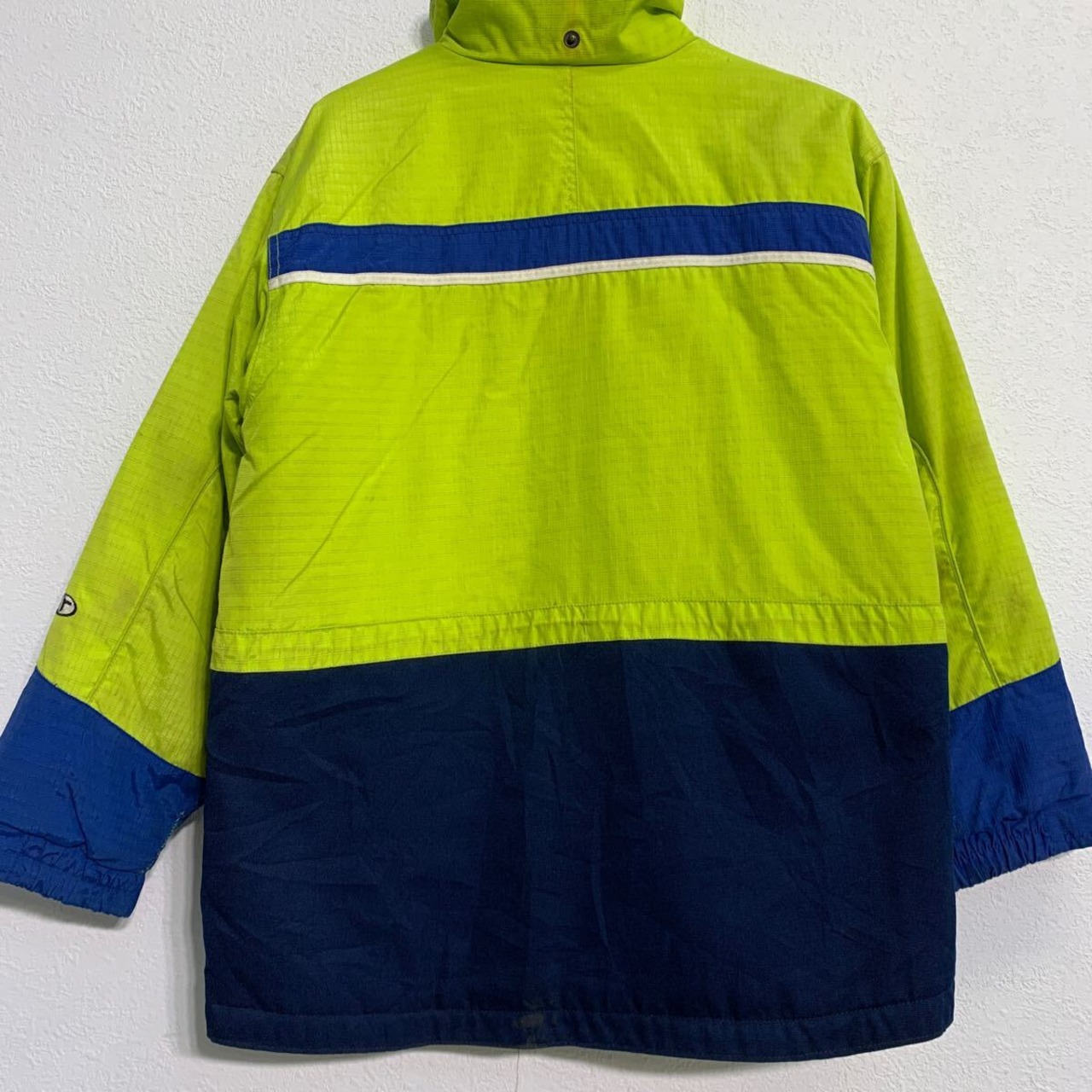Columbia ナイロン中綿ジャケット XL キッズ 160〜 イエロー ネイビー 