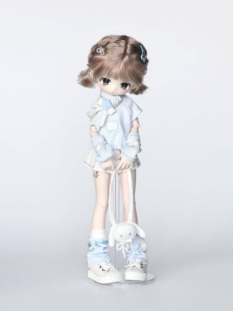 1/6 ディーラー製 ドール服 幼SD アウトフィット 水色 | レモンぬい服