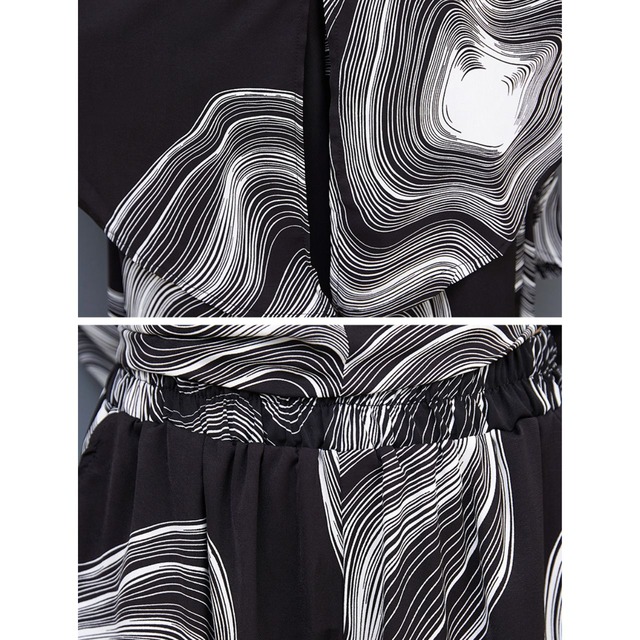 Pullover + wide pants set C0371