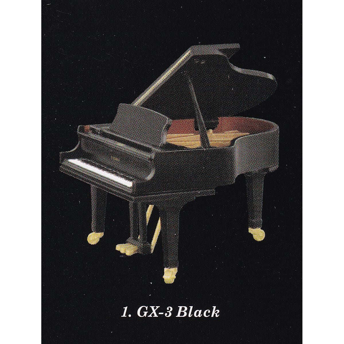 1.GX-3 Black 【KAWAI ミニチュアコレクション ケンエレファント