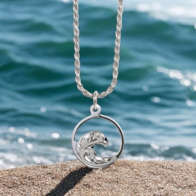 ハワイアンジュエリー　Maxi マキシ ナルペンダント NALU Silver925　【チェーン別売】 プレゼント ラッピング レディース メンズ 送料無料 5221-009-4