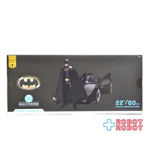 マクファーレントイズ DCマルチバース バットマン(1989) バットマン＆バットモービル 2パック版 バットモービル ビークル ルース 開封 箱付き