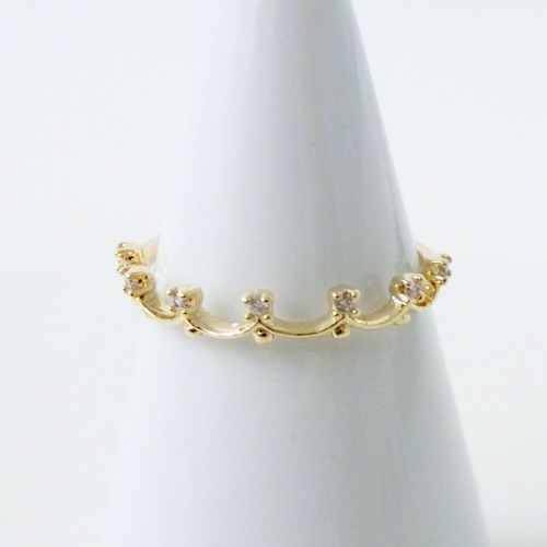 【 UNSEABLE 】CZ Ring Gold