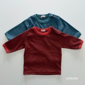 【取寄/韓国直送】and butter スナップ７部Tシャツ｜秋服｜韓国子供服｜26/AT