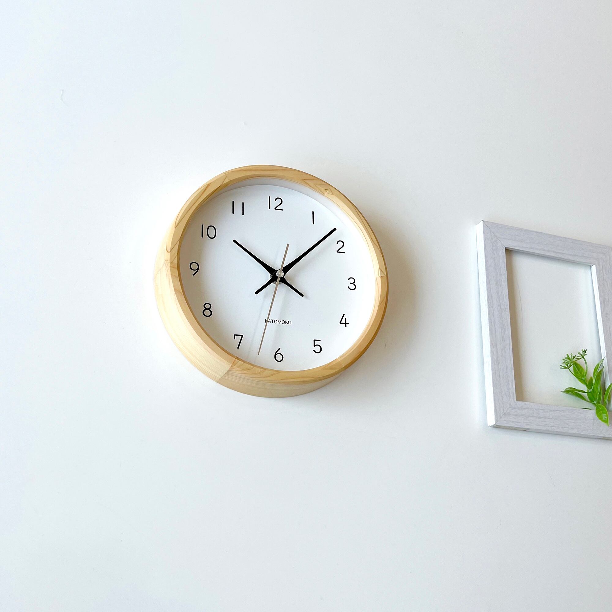KATOMOKU muku clock 13 ヒノキ km-130HI 掛け時計 | 加藤木工株式会社